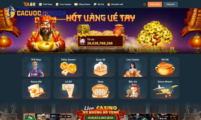 Ta88 - Địa chỉ chơi cá cược thể thao hàng đầu hiện nay Giới thiệu về nhà cái Ta88